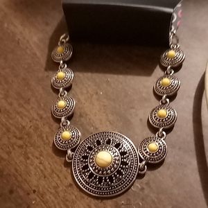 Rustic renegade yellow bracelet with a 2-in extender